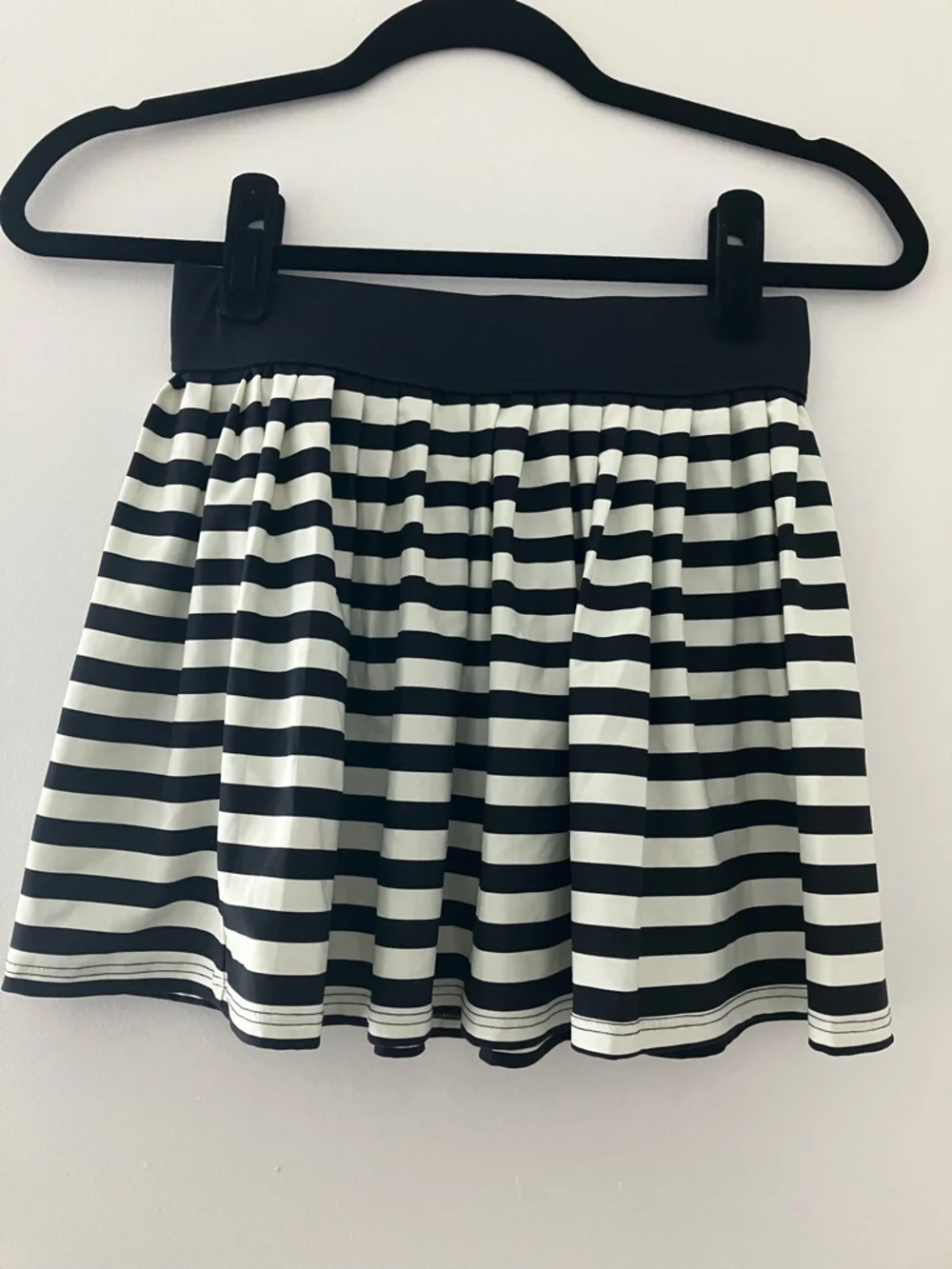 kate spade Black and White Striped Swim Skirt Coverup